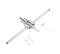 30-300mm Argent Réglable Trou Scie Trépan Ensemble Cercle Trou Scie Trépan Ensemble DIY Bois Trou Drill Outil