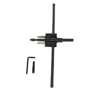 30-300mm Trépan Circulaire Réglable Noir Jeu de Forets à Scie Cloche pour Travail du Bois Bricolage