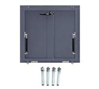 30 34 36 38 40 Grande trappe d'accès au toit commercial, couvercles de trou d'homme de toit, trappe d'entrée de plafond avec poignée et vérin à gaz(39.4x39.4"/100x100cm)