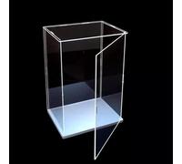 30/35 / 40/45 / 50/55 / 60/65 / 70 Grande Vitrine en Plastique Empilable, Boîte De Protection Transparente pour Figurines Modèles avec Porte, Rangement D, One Color, 35x25x30cm/14x10x12in