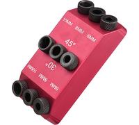 30��/45��/90�� Guide Jig Drill Guide Pocket Hole Jig 30 45 90 Degree Multi Angle Positioner for Woodworking