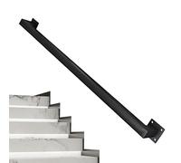 30-450 cm Stair il, balustrade murale, barre de sécurité en métal pour couloir intérieur/extérieur, grenier, véranda, balcon - 4,5 m de long, durable et sûr