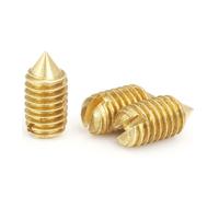 30/50/100 vis à métaux sans tête fendues en laiton M2 M2.5 M3 M4 M5(100pcs M2x3)