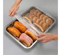30/50 pièces Couvercles de plateaux alimentaires en plastique transparent : Convient pour les plateaux B d'une taille inférieure à 70cm/27.6in 50 pièces (70 cm / 27,6 po),30 pièces (70 cm / 27,6 po)