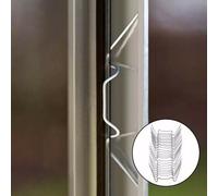 30/60pcs Serre Vitrage Clip En Acier Inoxydable Avec Ressort ? Lames De Type Pinces ? Fil Pince De Fixation Pour La Maison Patio Pelouse Jardin