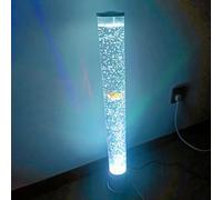30,7" Lampe à Lave de Poisson à Bulles Sensorielle LED Tube à Bulles Lumière 7 Couleurs changeantes Aquarium Fish Tank Lampe d'ambiance Cadeau pour Enfants, Adultes, TDAH et autisme