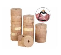 infactory 30 Anneaux Anti-Mites en cèdre