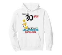30 Ans pour Mes 30 Ans Les Autographes des Meilleurs Sweat à Capuche