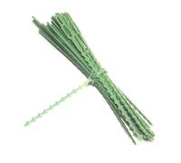 30 attaches de câble autobloquantes en nylon à motif arête de poisson (vert)