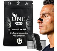 30 Bandelettes Nasales Sport & Sommeil | Système anti-ronflement efficace puissant | Ecarteur Nasal | Dilatateur Nasal | Strips/Dispositifs anti-ronflement | Bande Nasale Nez Performance & Endurance