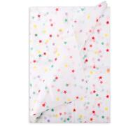 30 Blatt Stern Seidenpapier, 50 x 35 cm Geschenk Seidenpapier Buntes Sternmuster Geschenkpapier Dekoratives Seidenpapier für Weihnachten, Hochzeit, Geburtstag, Party, DIY-Bastelarbeiten