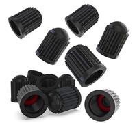30 Bouchons de Valve de Pneu, Couvercle de Pneu de Valve Universel, Convient pour SUV, Voiture, Vélo, Moto, Camion, Robuste, Hermétique, À Visser, Facile À Utiliser (Noir)
