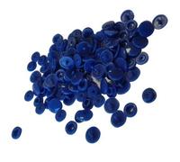 30 Boutons Pressions en Plastique Coloris Bleu Roi 12 mm