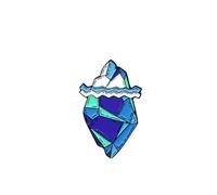 30 broches style : cœur, crâne et squelette comme masque d'anatomie avec design en émail, Normale, Métal non précieux