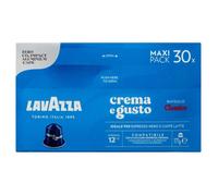 30 CAPSULES DE CAFÉ CREMA & GUSTO CLASSICO NESPRESSO EN ALUMINIUM - LAVAZZA - 100% ITALIEN.