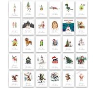 30 Cartes de Noël avec des jeux de mots - Souhaitez un joyeux Noël à quelqu'un avec style - De vraies cartes de Noël ici !