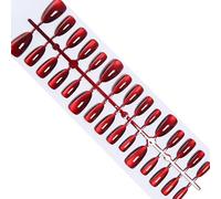 30 Chats Pressants Sur Les Ongles Amander/Court Carré/Cercueil Faux Ongles Acryliques Faux Bâton Sur Les Trous Kits Stick Ongle