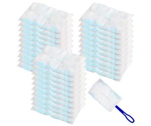 30 Chiffons Refillants pour Swiffer DustMagnet, Kit Plumeaux Lourds Multi-Surface avec 1 Poignée,Remplisseur pour Nettoyage de Meubles et Stores
