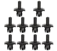 30) Clips de calandre avant en plastique noir pour Golf MK1, lot de 10, pièce OEM 171853695A