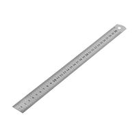 30 cm - En acier inoxydable - Règle métrique en métal - Mesure double face et en raison de la différence entre les différents écrans