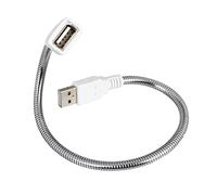 30 cm Flexible USB mâle vers femelle support des données d'alimentation col de cygne câble court