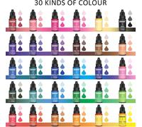 30 Colors Oil Based Candle Liquid Dye Kit Concentrated Candle Making Soy Wax Bee Wax And Other
