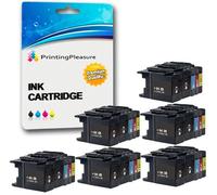 30 Compatibles LC1280XL Cartouches d'encre pour Brother MFC-J5910DW MFC-J6510DW MFC-J6710D MFC-J6710DW MFC-J6910DW - Noir/Cyan/Magenta/Jaune, Grande Capacité