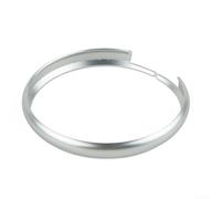 30) Coque élégante pour porte-clés de rechange parfaite pour Mini R55 R56 R57 R58 R60 (argenté)