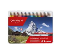 30 crayons de couleur - Aquarelle - Caran d'Ache - Prismalo - Assortiment