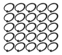 30 Crochets de Rideaux Gazebo en Plastique Noir, C, pour Drape | Résistant aux Intempéries, Format Compact et Portable, Compatibilité, pour Usage Extérieur et Intérieur