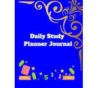 30-Day Daily Study Planner Journal for Students: Daily Habit Tracker, Motivational Quotes, Weekly Test Review, Notes & More