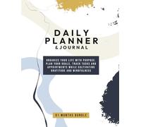 30-Day Productivity Journal Daily Goal Tracker, Habit Builder & Reflection Log: Organize Your Month with Focused Planning Pages & Weekly Review Prompts