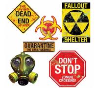 30 découpes assorties Apocalypse Zombie Halloween
