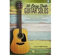 30 Easy Folk Guitar Solos. Comprend Enregistrement(s) en ligne