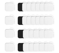 30 Électrodes Adhésives 5 x 5 cm, Patch Electrostimulation Réutilisables