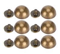 30 ensembles de champignons en forme de rivet vis de couleur bronze clous de dôme pour la décoration en cuir 12mm