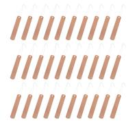 30 Ensembles Étiquette de Plante en Cuivre Fil | Plaques Métalliques Légères, Trous Prépercés et Bords Arrondis, pour Bonsaïs, Arbres, Pépinières