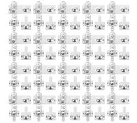 30 Ensembles Plaque à Ressort de Batterie AAA Contacts | Compatibilité Polyvalente, Fixation Sécurisée des Piles, pour Réparation Électronique et Bricolage Hobby