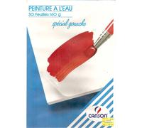 30 Feuilles 160g Pour Peinture À Eau - Spécial Gouache
