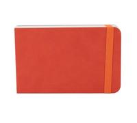 30 Feuilles Aquarelle Sketchbook 300gsm Aquarelle Portable Papier de Voyage de Voyage Journal Journal des Artistes à Couverture Rigide (Orange)
