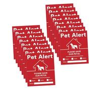 30 Feuilles Autocollants pour Autocollants Alerte Incendie pour Porte et Fenêtre Instructions Claires pour Matériel pour Propriétaires