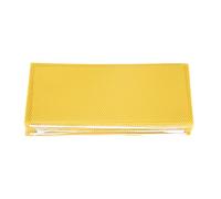 30 Feuilles de Papier de Cire d'abeille pour nid d'apiculture, Fond de Teint en Cire Naturelle en nid d'abeille pour Cadres d'abeilles, équipement d'apiculteur, Parfum Doux Jaune