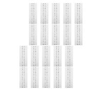30 feuilles Étiquettes Index Alphabet A à Z Blanches en Papier | Surface Inscriptible, Découpe Individuelle, Adhérence Multi-Support, pour Bureau t Rangement de Fichiers
