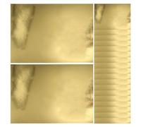 30 Feuilles Papier Cartonné Miroir Or A4 pour Scrapbooking | Finition Métallisée Double Face, Base Lisse pour Écriture et Impression, Découpe Précise, Décorations D’événements