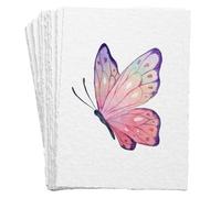 30 Feuilles Papier Fait Main, Papier Aquarelle 300G Coton 10.2 X 15.2 Cm Feuille Aquarelle, Vergé Watercolor Paper Pour Cartes De Vœux DIY, Lettres, Invitations, Peintures