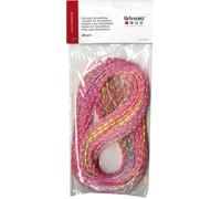 Artemio Fils torsadés transparents pour scoubidous – 30 fils – 80 cm