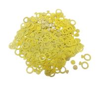 30 g de confettis en forme de bague d'or, confettis pour bague en diamant, confettis de mariage, confettis romantiques de demande en mariage