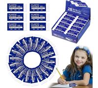 30 Gommes 2b,Gomme Douce,Gomme Blanche Durable En Plastique,Mini-Gomme Enfants,Set De Gommes Pour L'école,Le Bureau,La Salle De Croquis,La Peinture Artistique