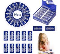 30 Gommes À Effacer,Gomme Blanche,Gomme D'école,2b,Gomme Souple,Mini Gomme,Gomme Classique,Gomme Adaptée Pour L'école,Les Croquis,La Peinture,Les Arts