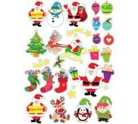 30 gommettes Noël - Père Noël NA